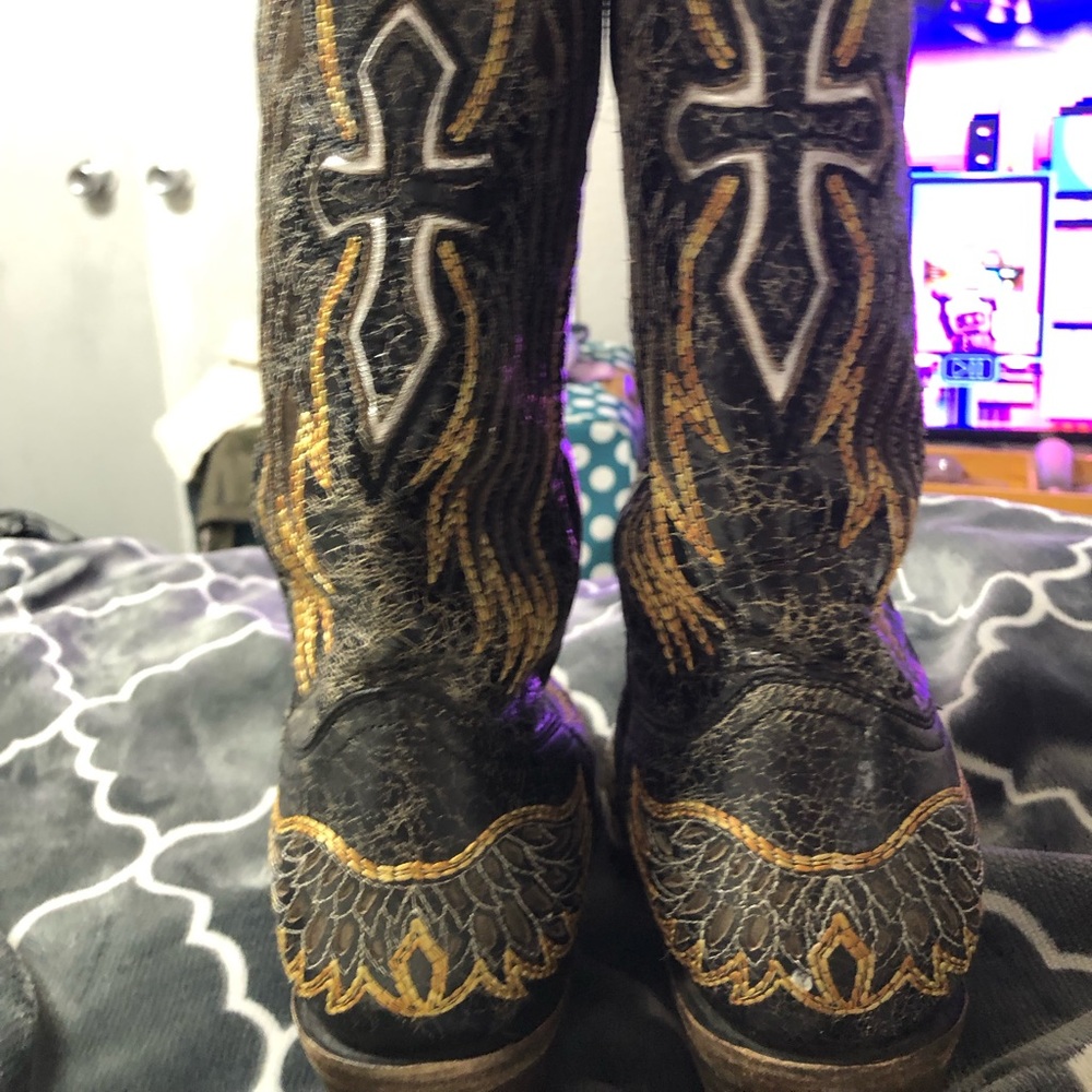Vintage Corral A1967 Wings & Cross Boots